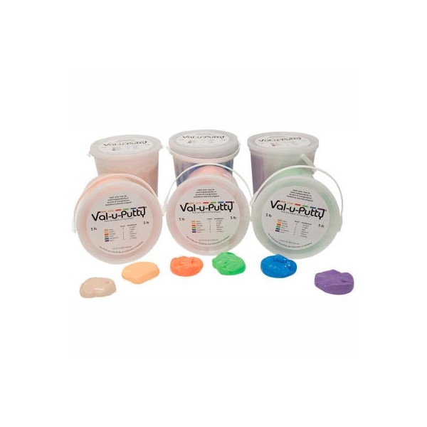Val-u-Putty Exercise Putty, 5 Pound, Set of 6 (6 Colors)